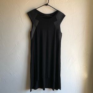 BCBGMaxAzria Black High Low Shirt Dress - Size S/M